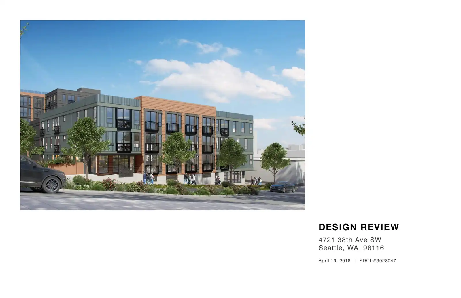 Design review proposal for 4722 Fauntleroy Way SW