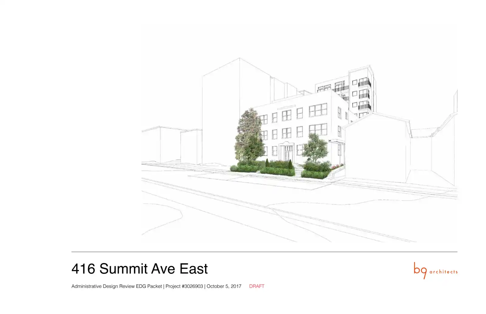Design review proposal for 416 Summit Ave E