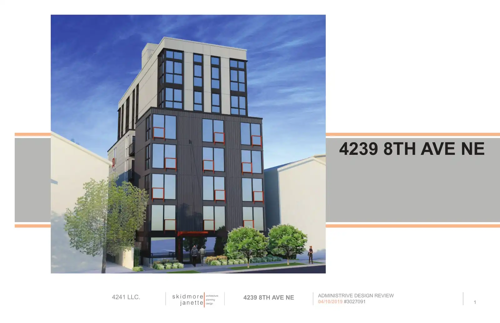 Design review proposal for 4239 8th Ave NE