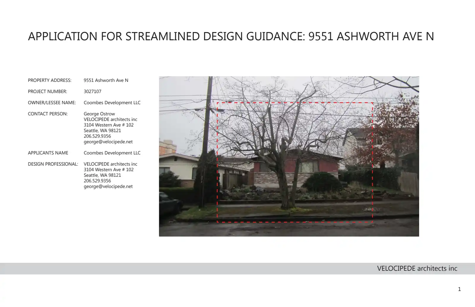 Design review proposal for 9551 Ashworth Ave N