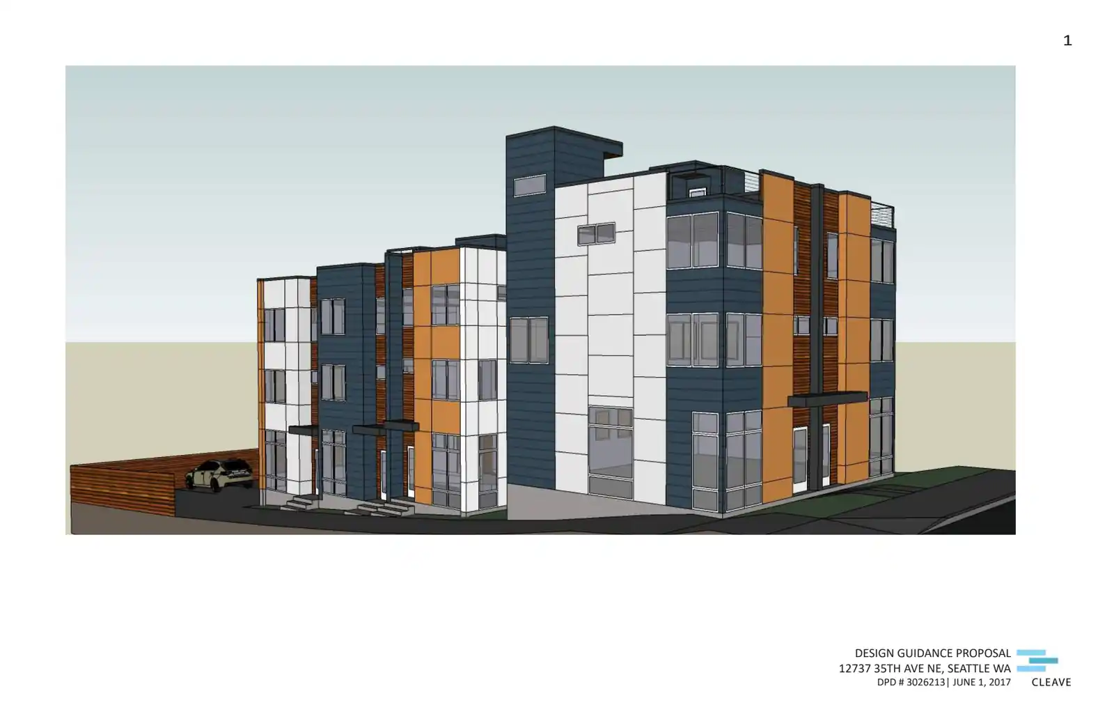 Design review proposal for 12737 35th Ave NE