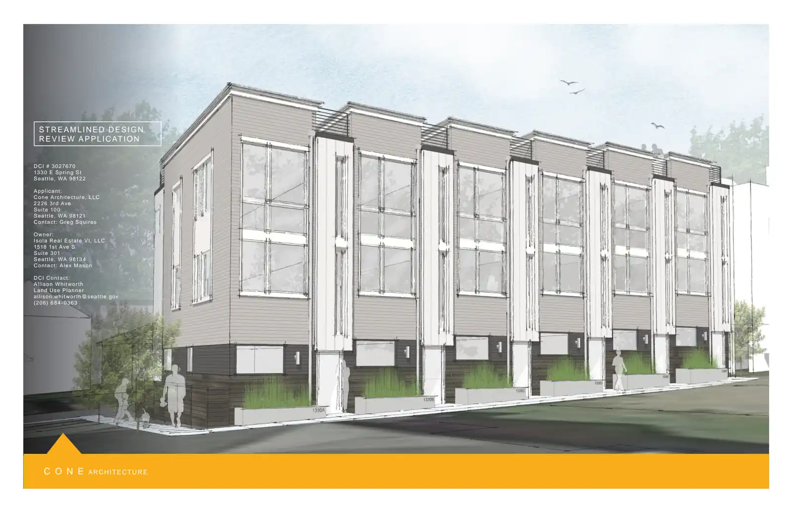 Design review proposal for 1330 E Spring St