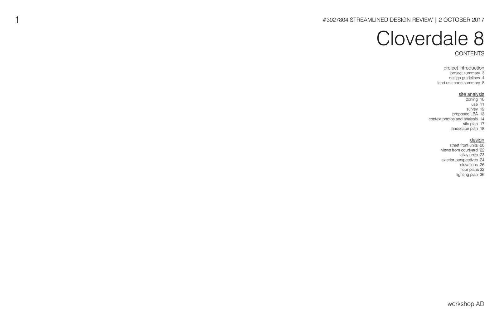 Design review proposal for 827 S Cloverdale St