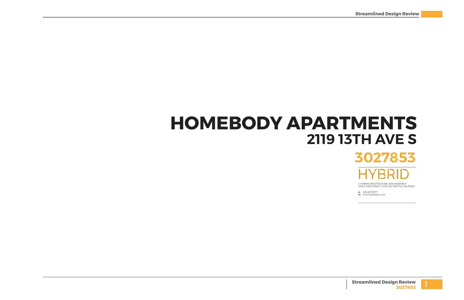 Design review proposal for 2119 13th Ave S