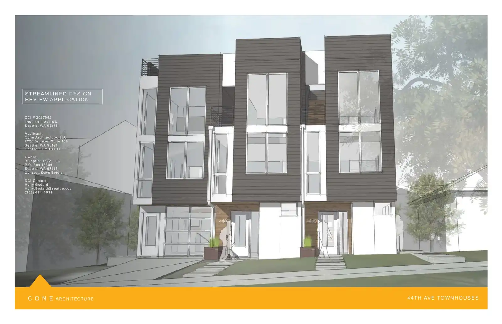 Design review proposal for 4409 44th Ave SW