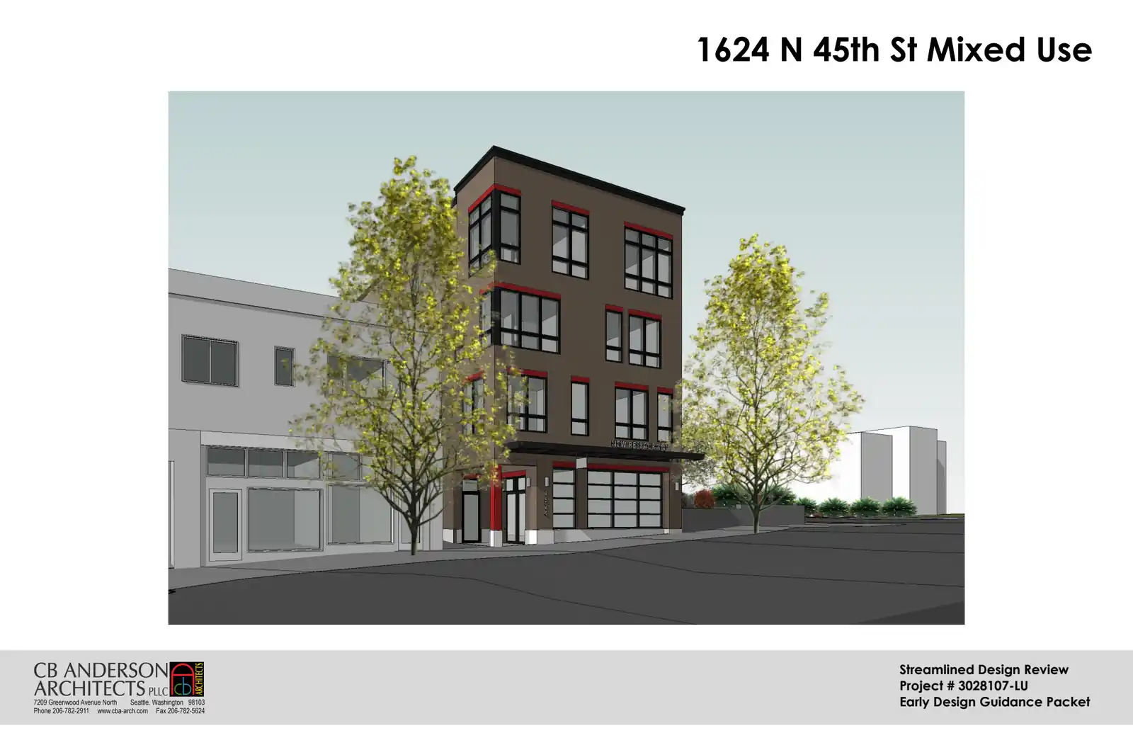 Design review proposal for 1624 N 45th St