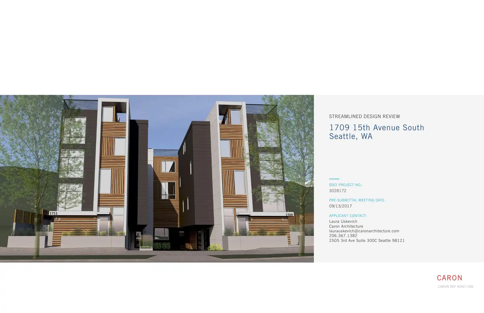 Design review proposal for 1709 15th Ave S