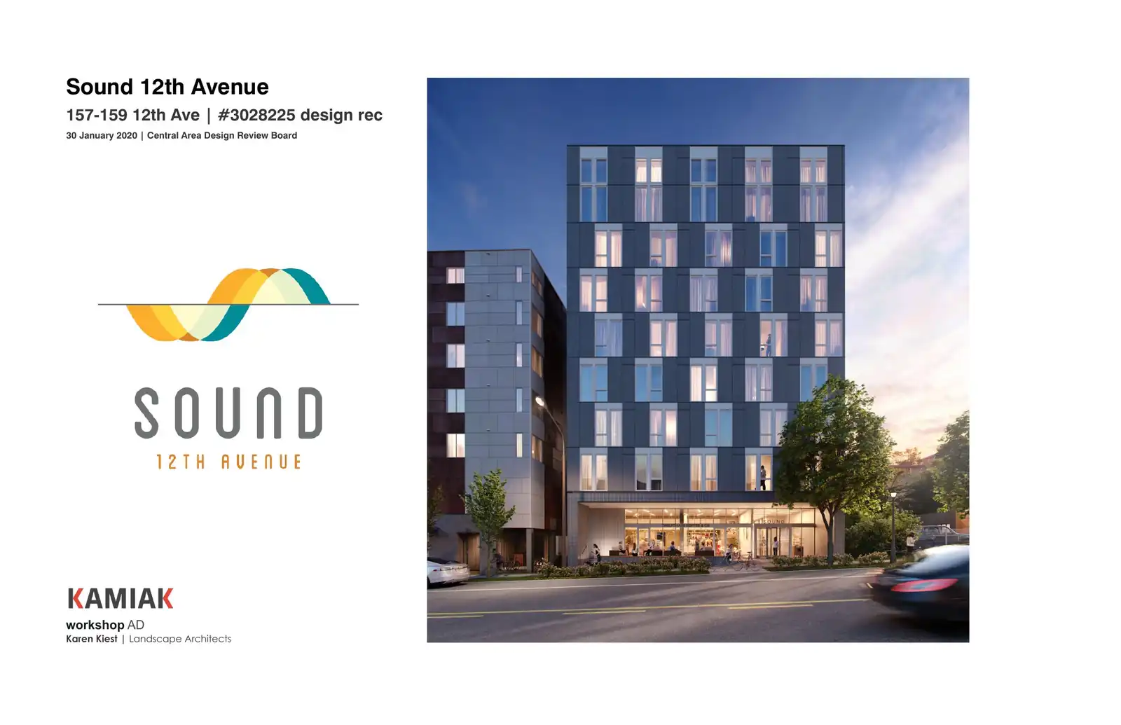 Design review proposal for 157 12th Ave