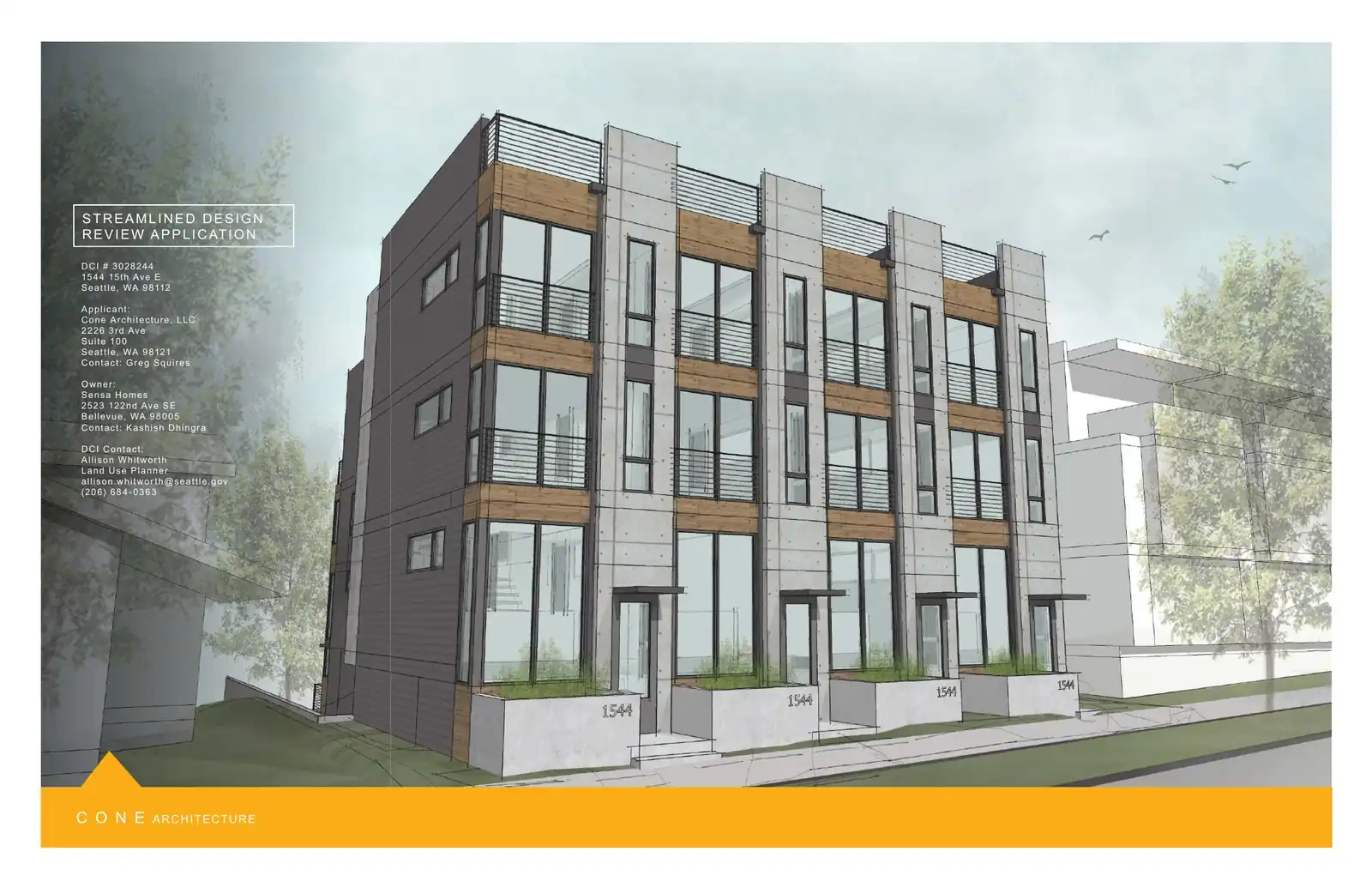 Design review proposal for 1544 15th Ave E