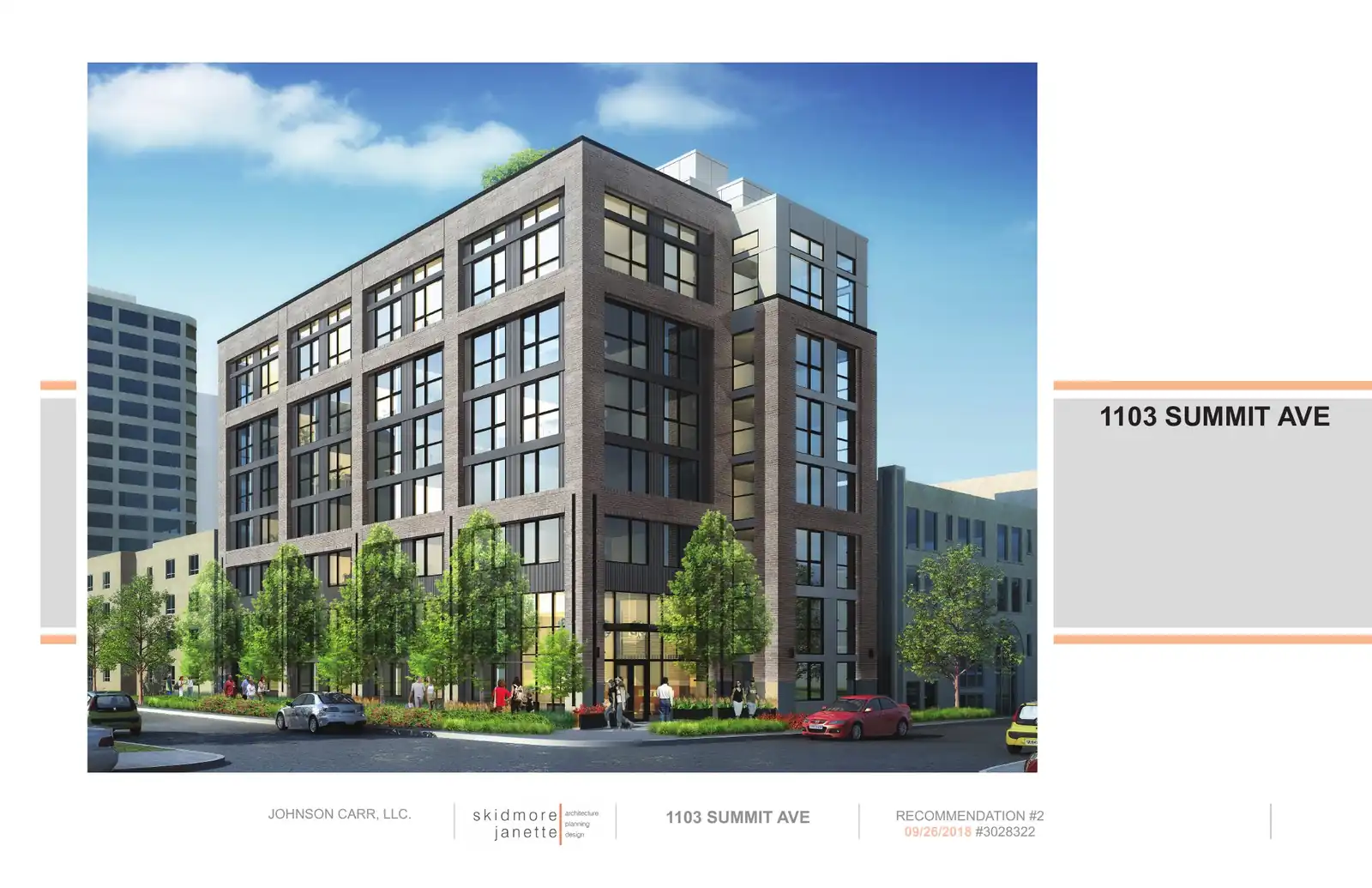 Design review proposal for 1103 Summit Ave