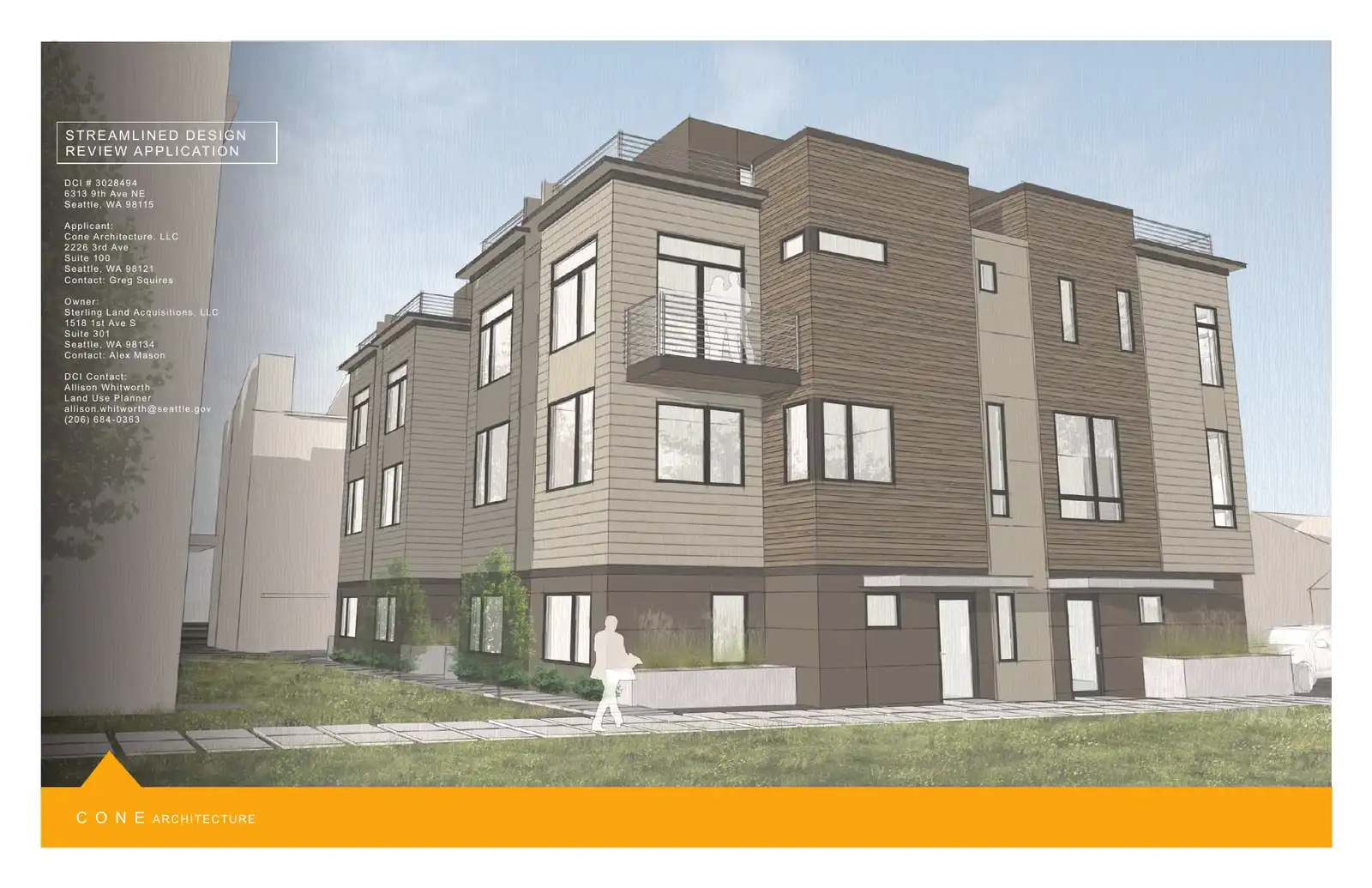 Design review proposal for 6313 9th Ave NE