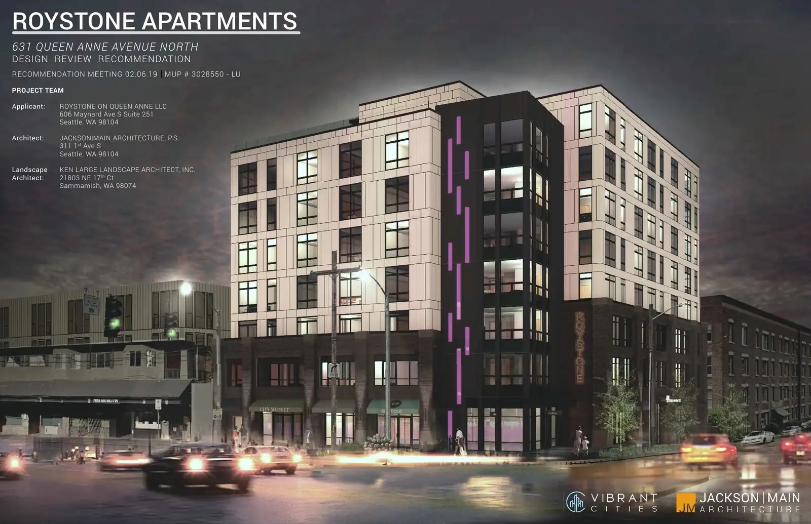Design review proposal for 631 Queen Anne Ave N