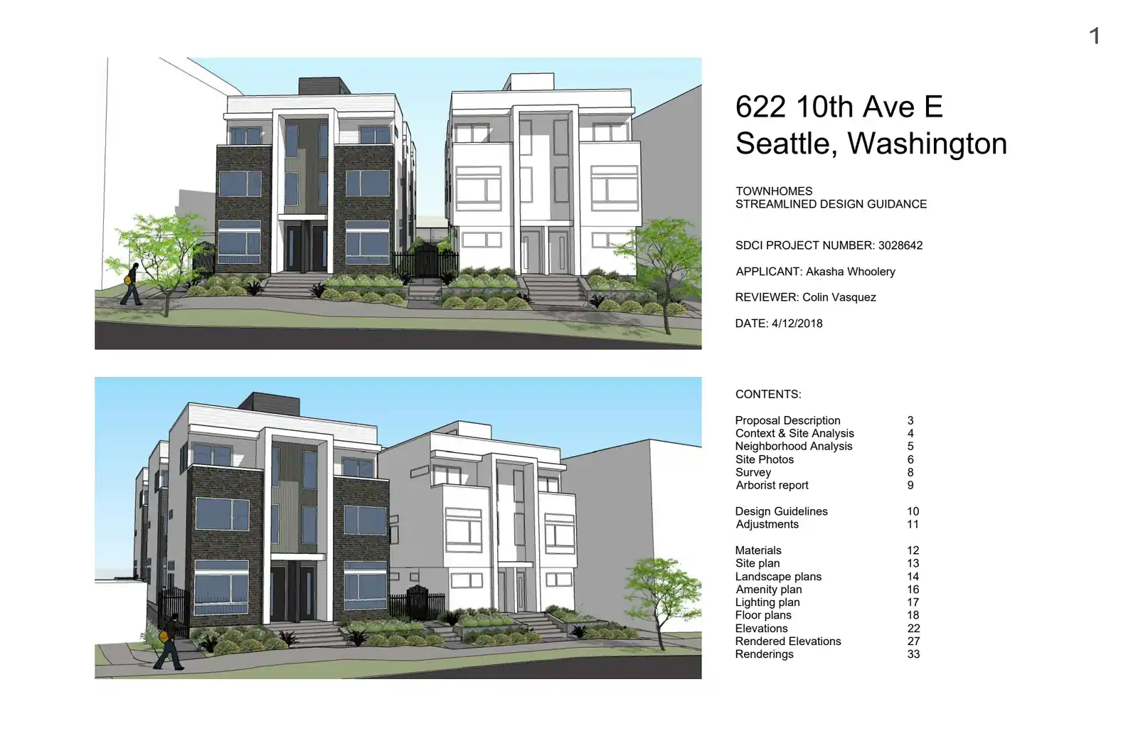 Design review proposal for 622 10th Ave E