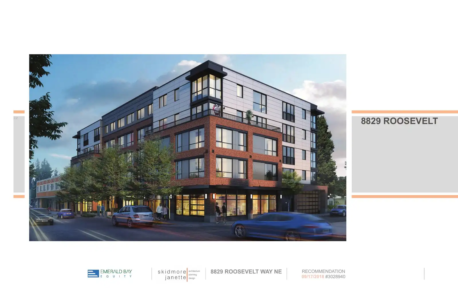 Design review proposal for 8829 Roosevelt Way NE