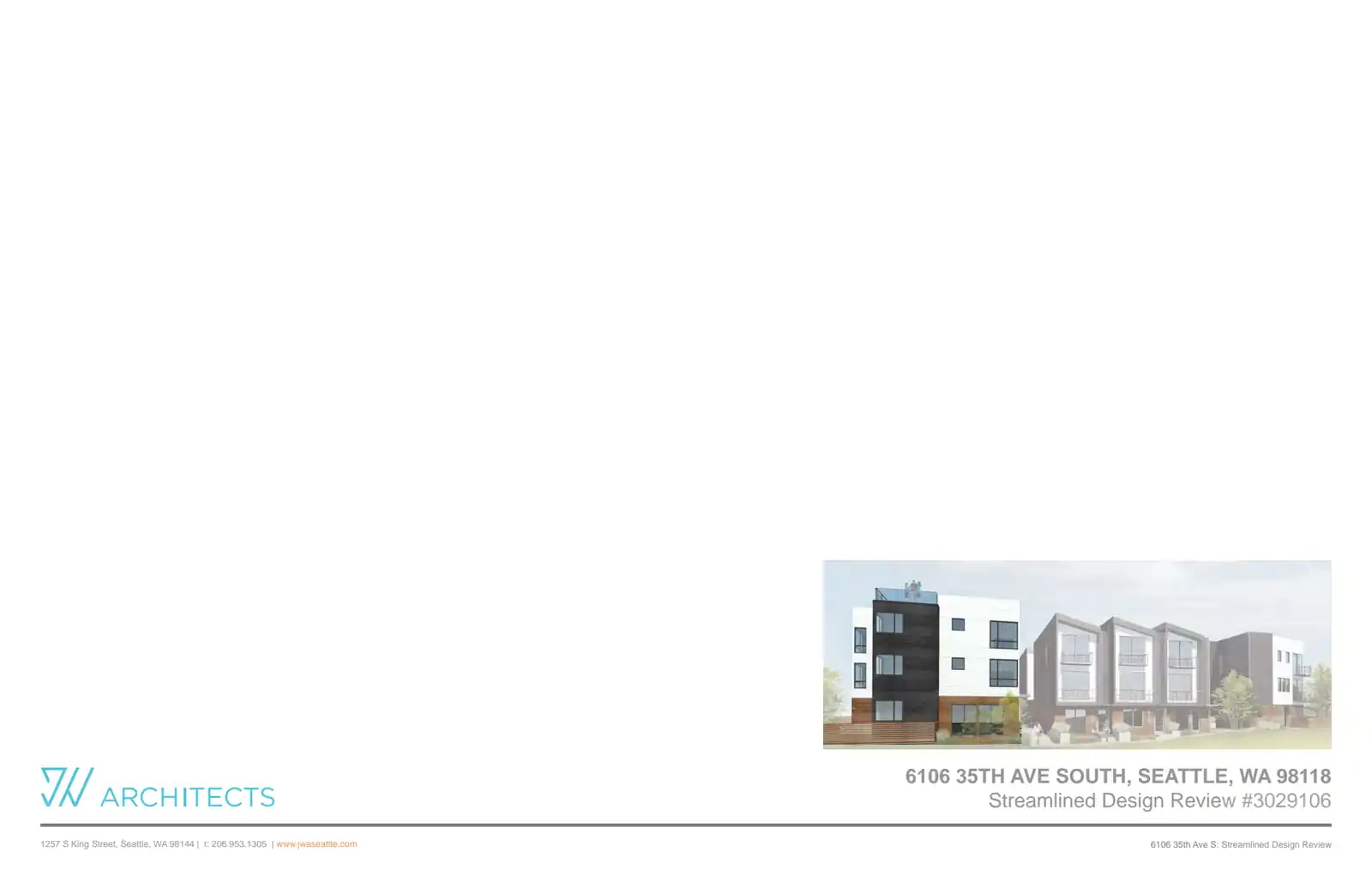 Design review proposal for 6106 35th Ave S