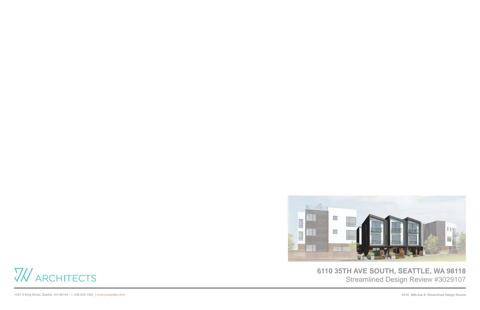 Design review proposal for 6110 35th Ave S