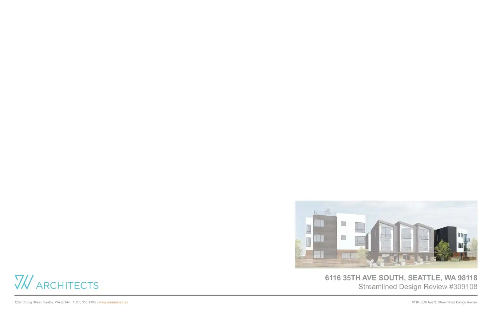 Design review proposal for 6116 35th Ave S
