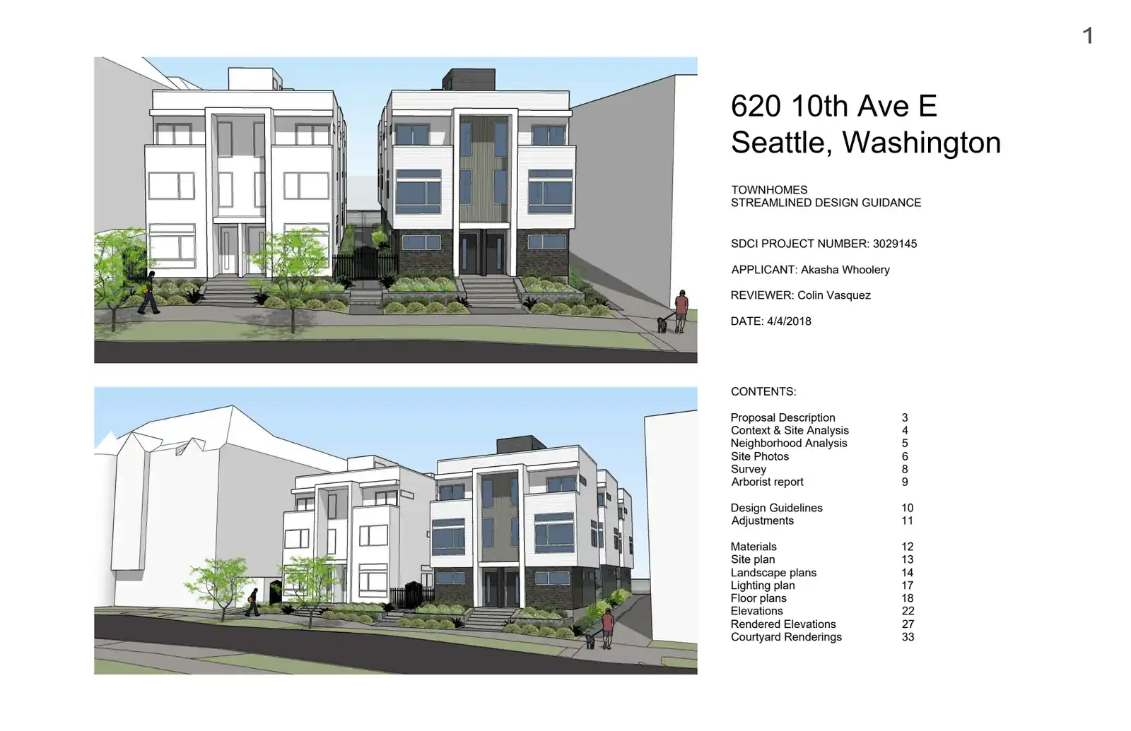 Design review proposal for 620 10th Ave E