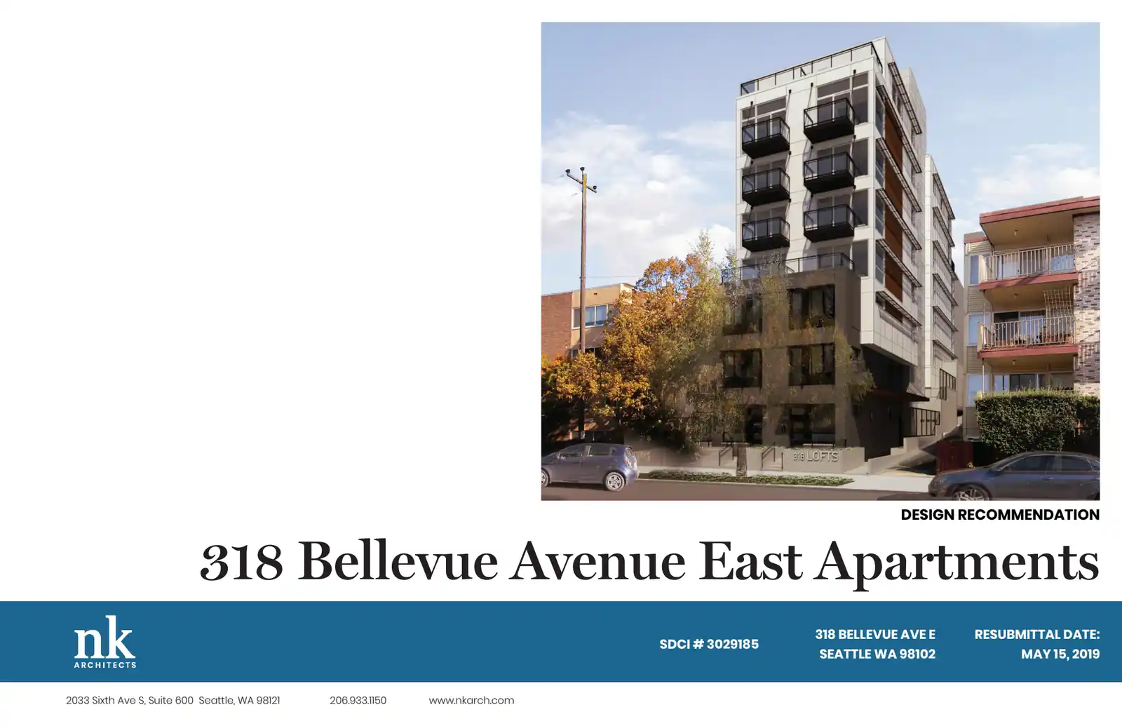 Design review proposal for 318 Bellevue Ave E