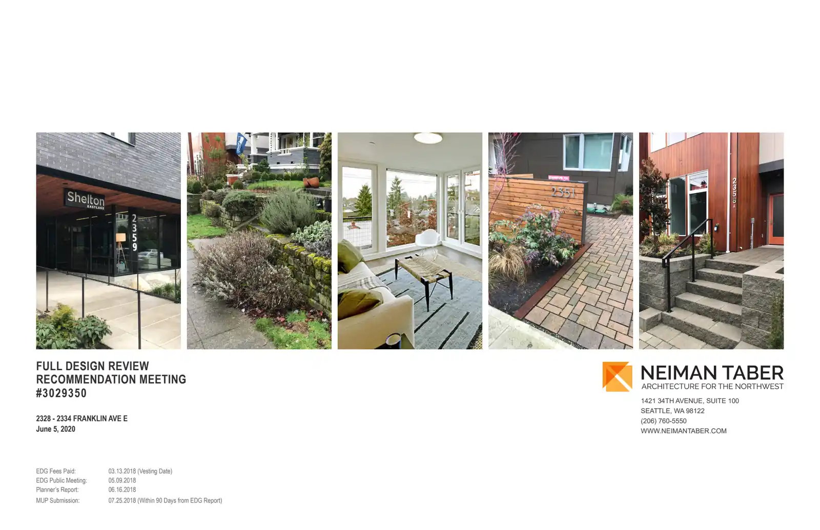Design review proposal for 2334 Franklin Ave E