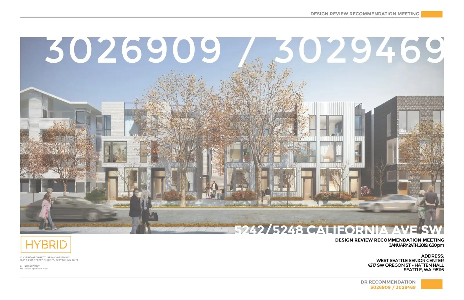 Design review proposal for 5246 California Ave SW