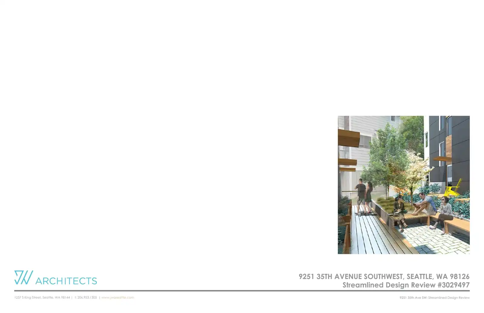 Design review proposal for 9251 35th Ave SW