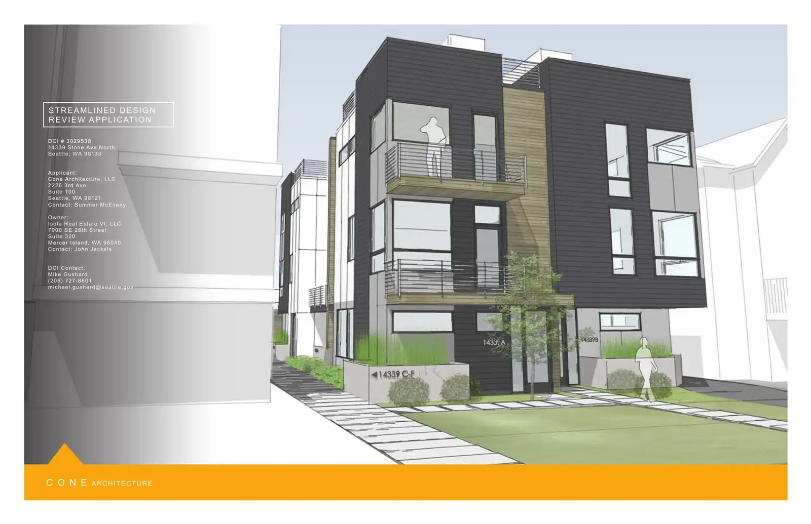 Design review proposal for 14339 Stone Ave N