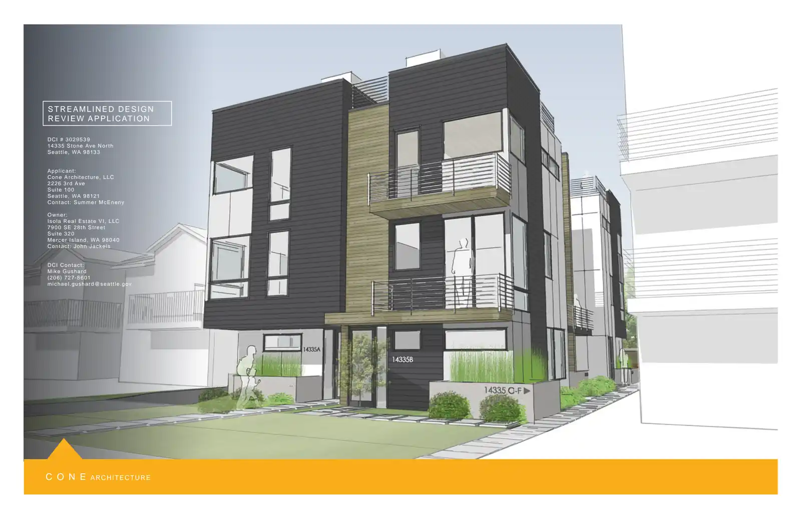 Design review proposal for 14335 Stone Ave N