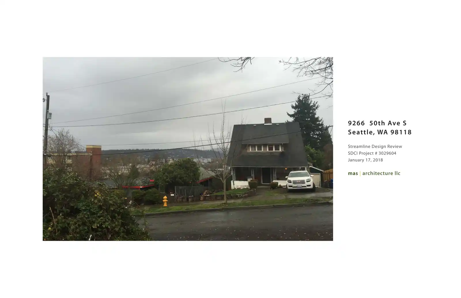 Design review proposal for 9266 50th Ave S