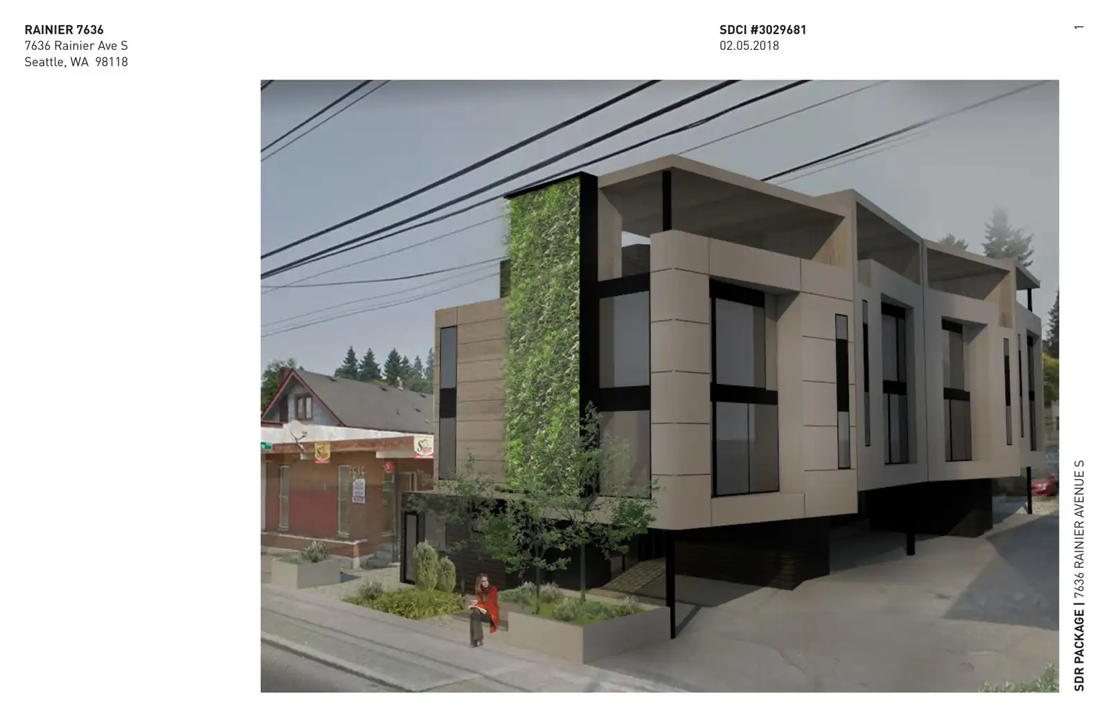 Design review proposal for 7636 Rainier Ave S