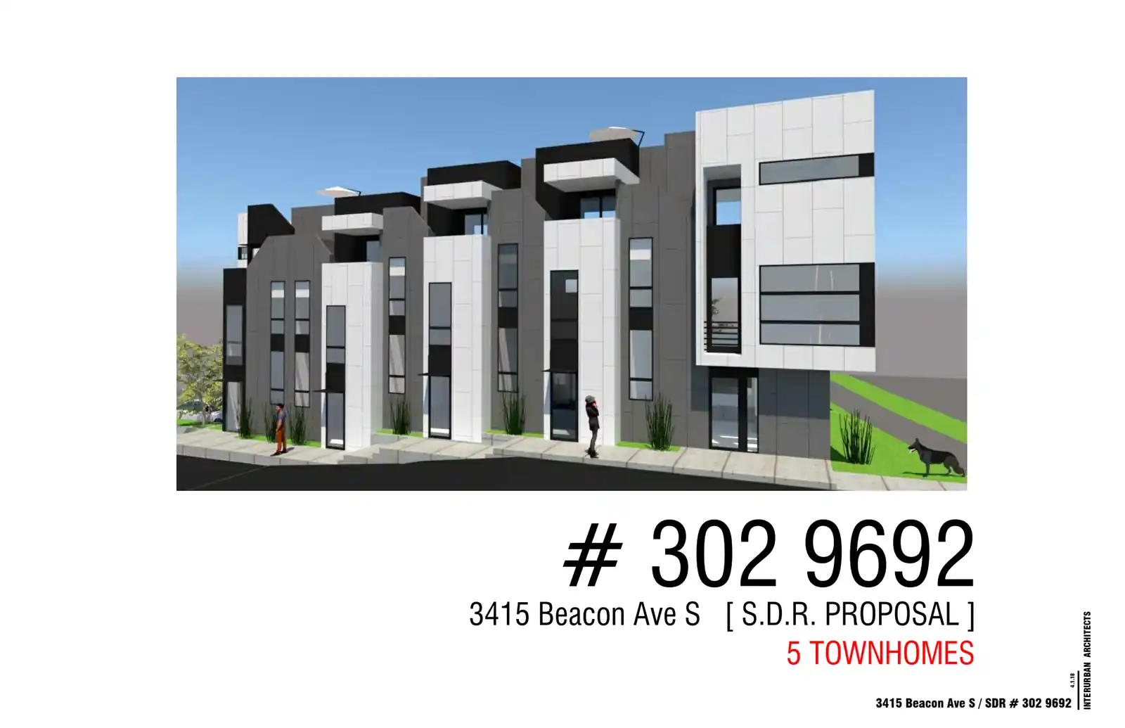 Design review proposal for 3415 Beacon Ave S