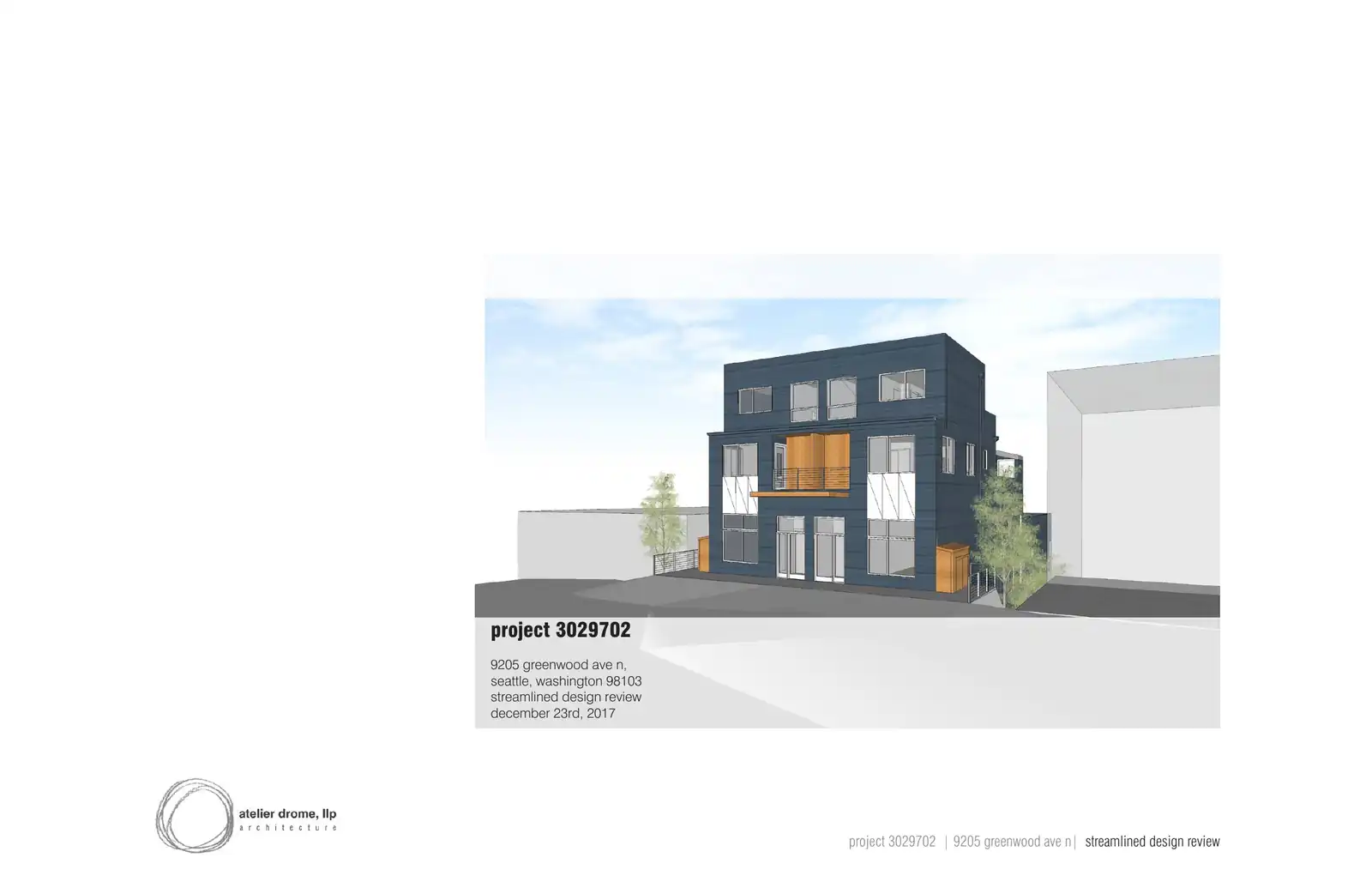 Design review proposal for 9205 Greenwood Ave N