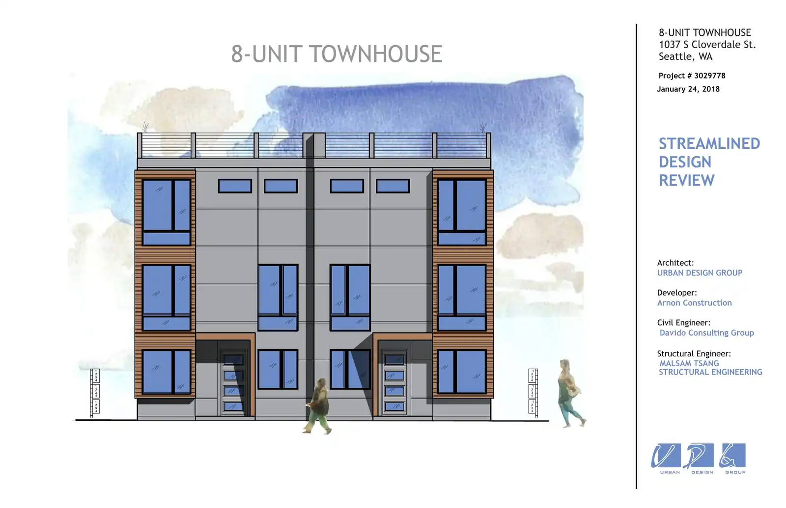 Design review proposal for 1037 S Cloverdale St