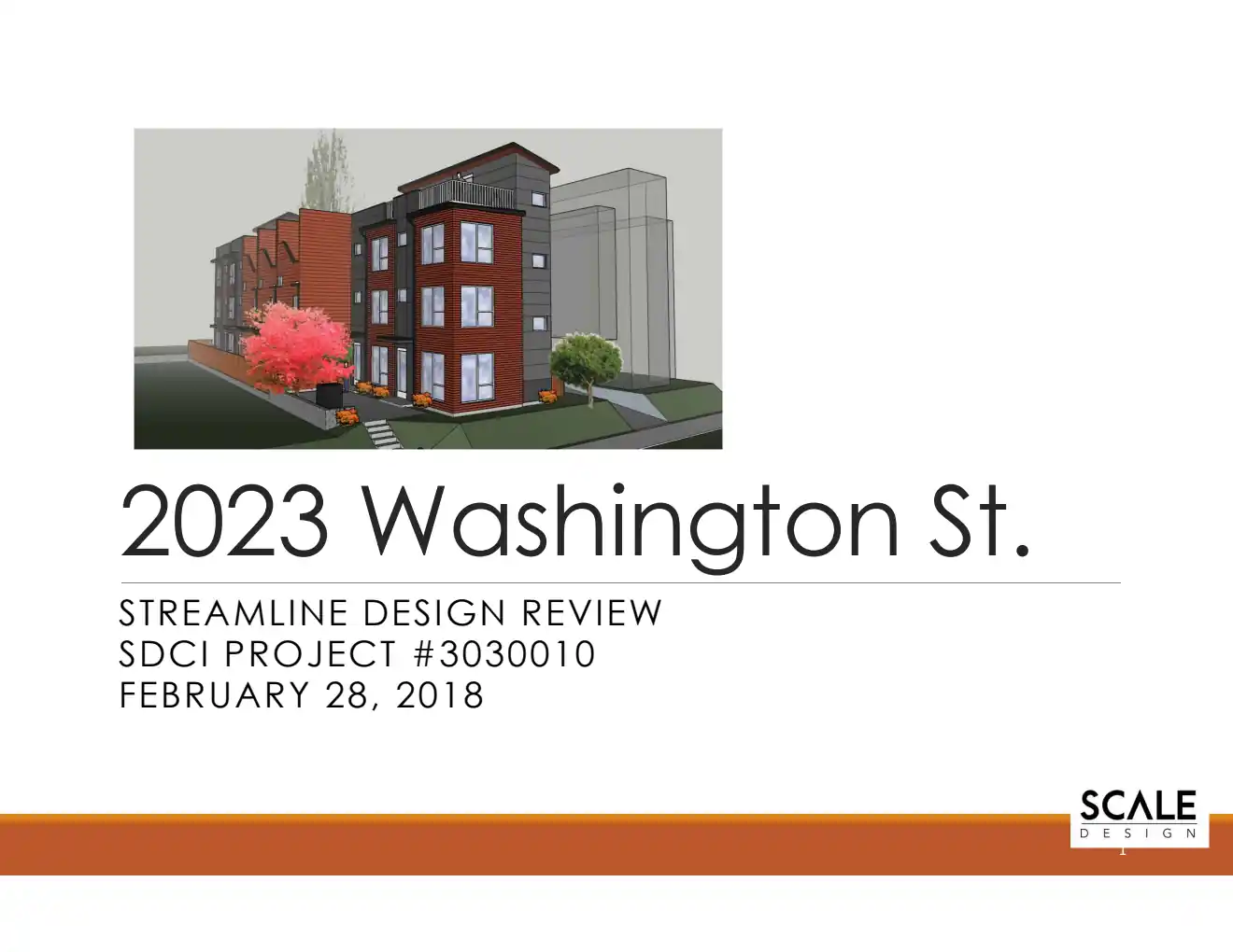 Design review proposal for 2023 S Washington St