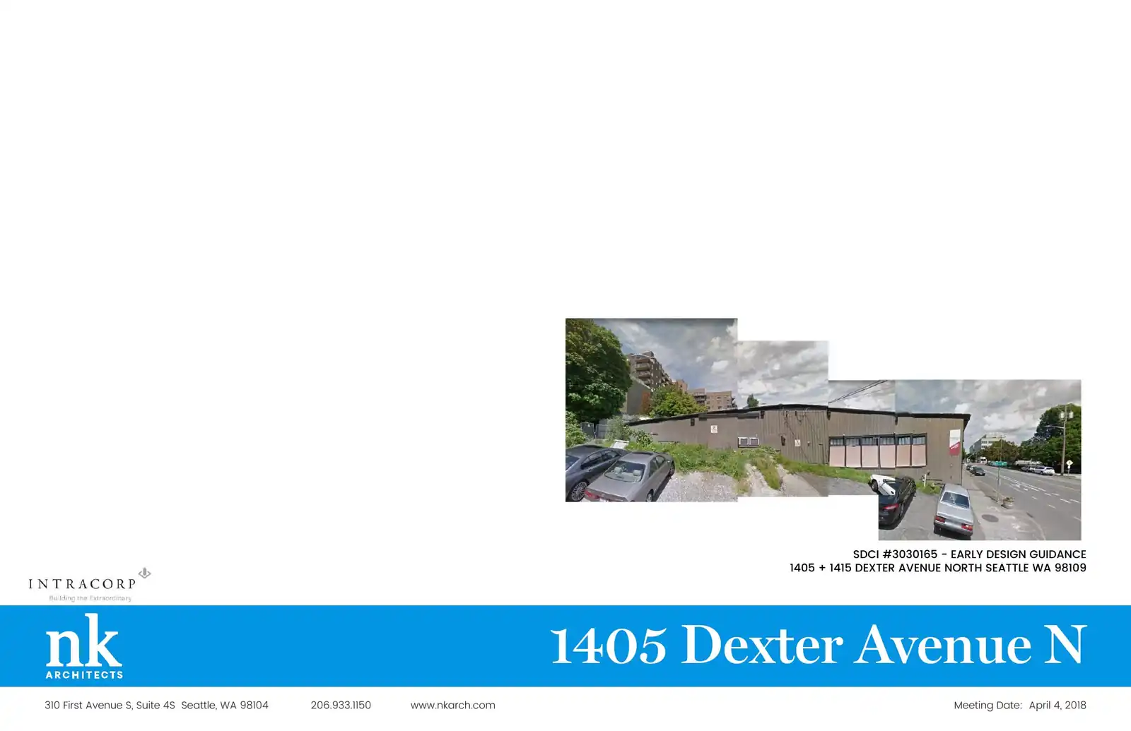 Design review proposal for 1405 Dexter Ave N