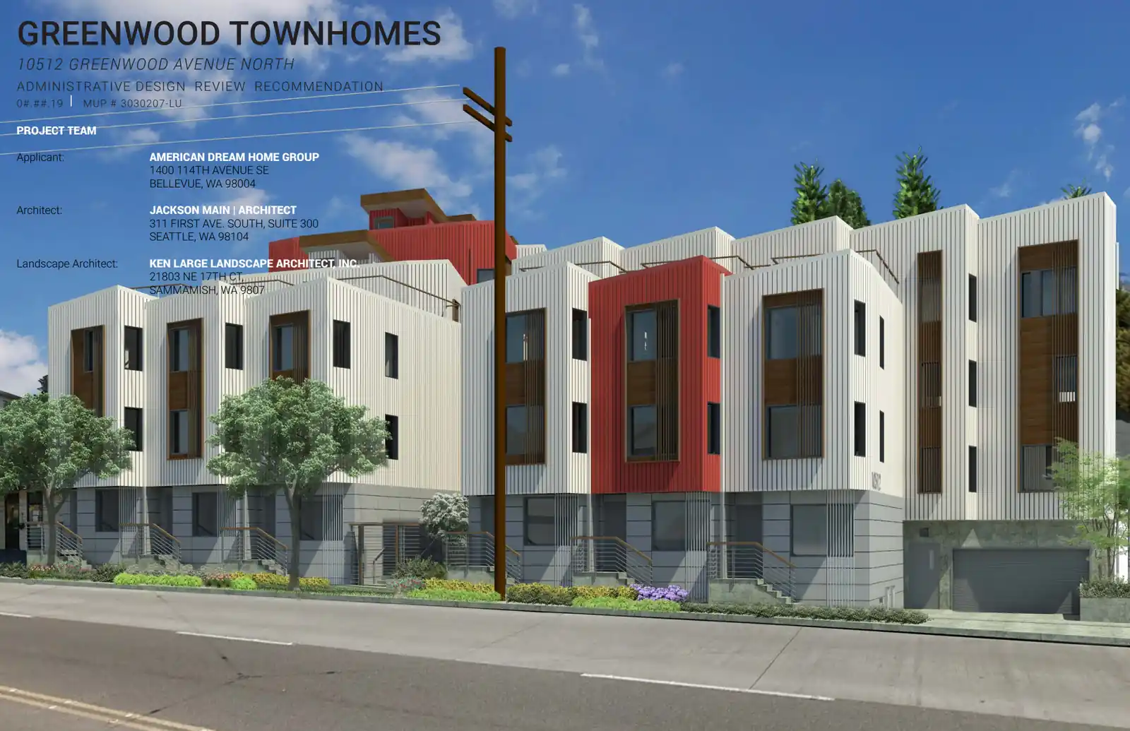 Design review proposal for 10512 Greenwood Ave N