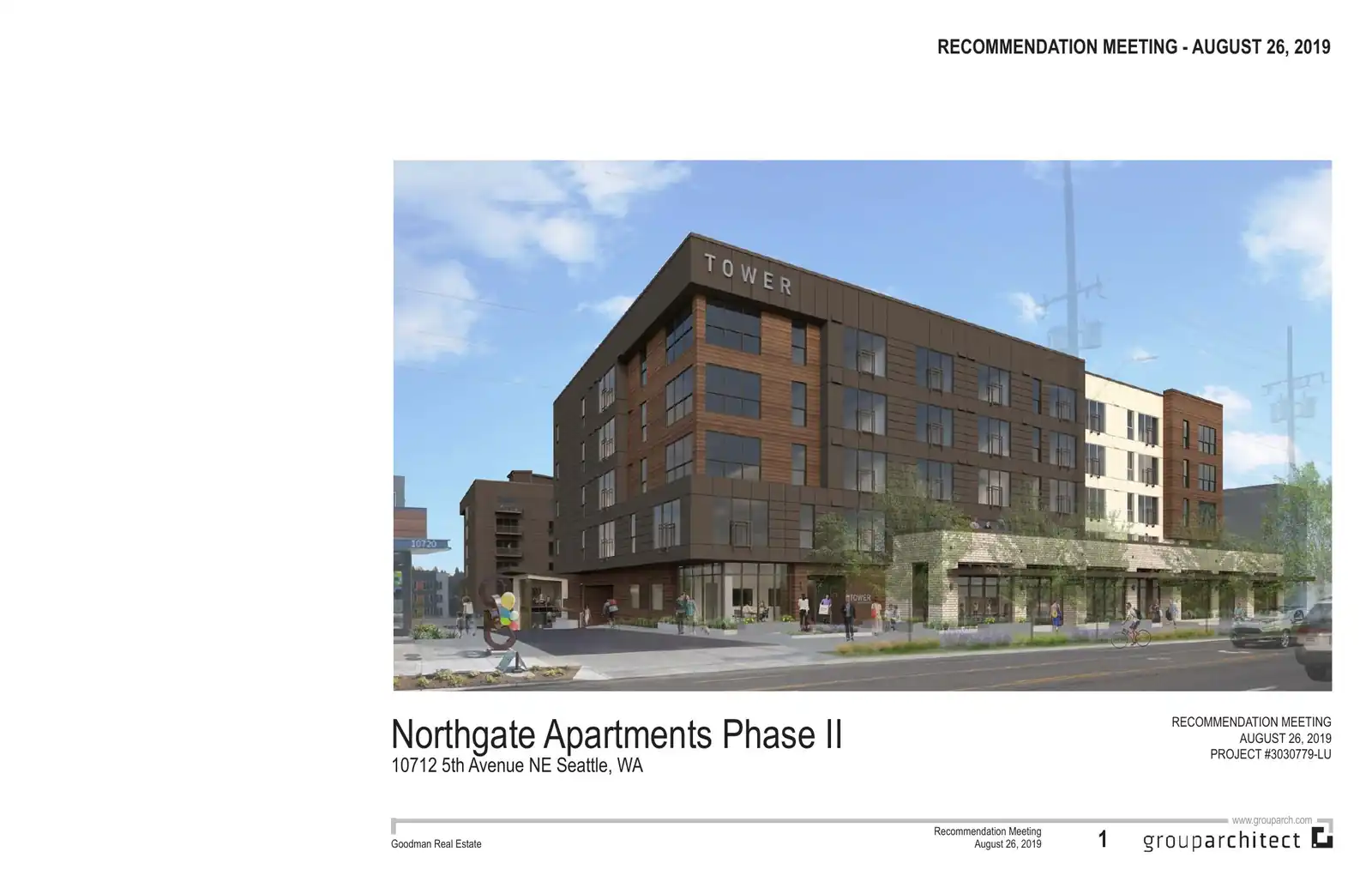 Design review proposal for 10700 5th Ave NE