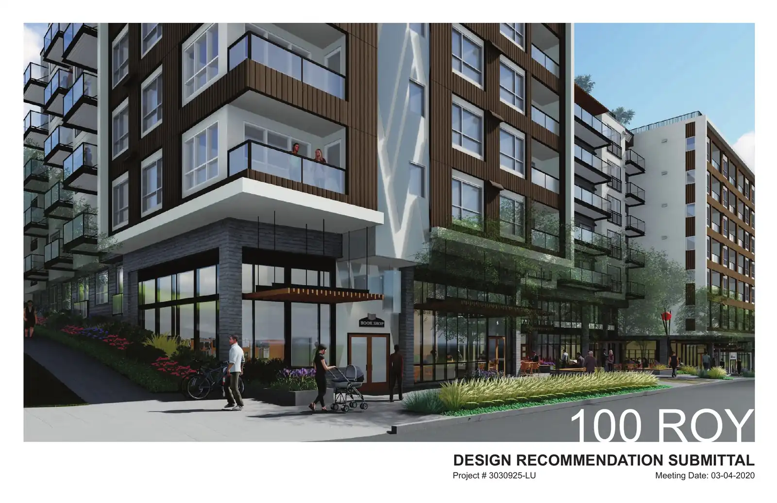 Design review proposal for 100 Roy St