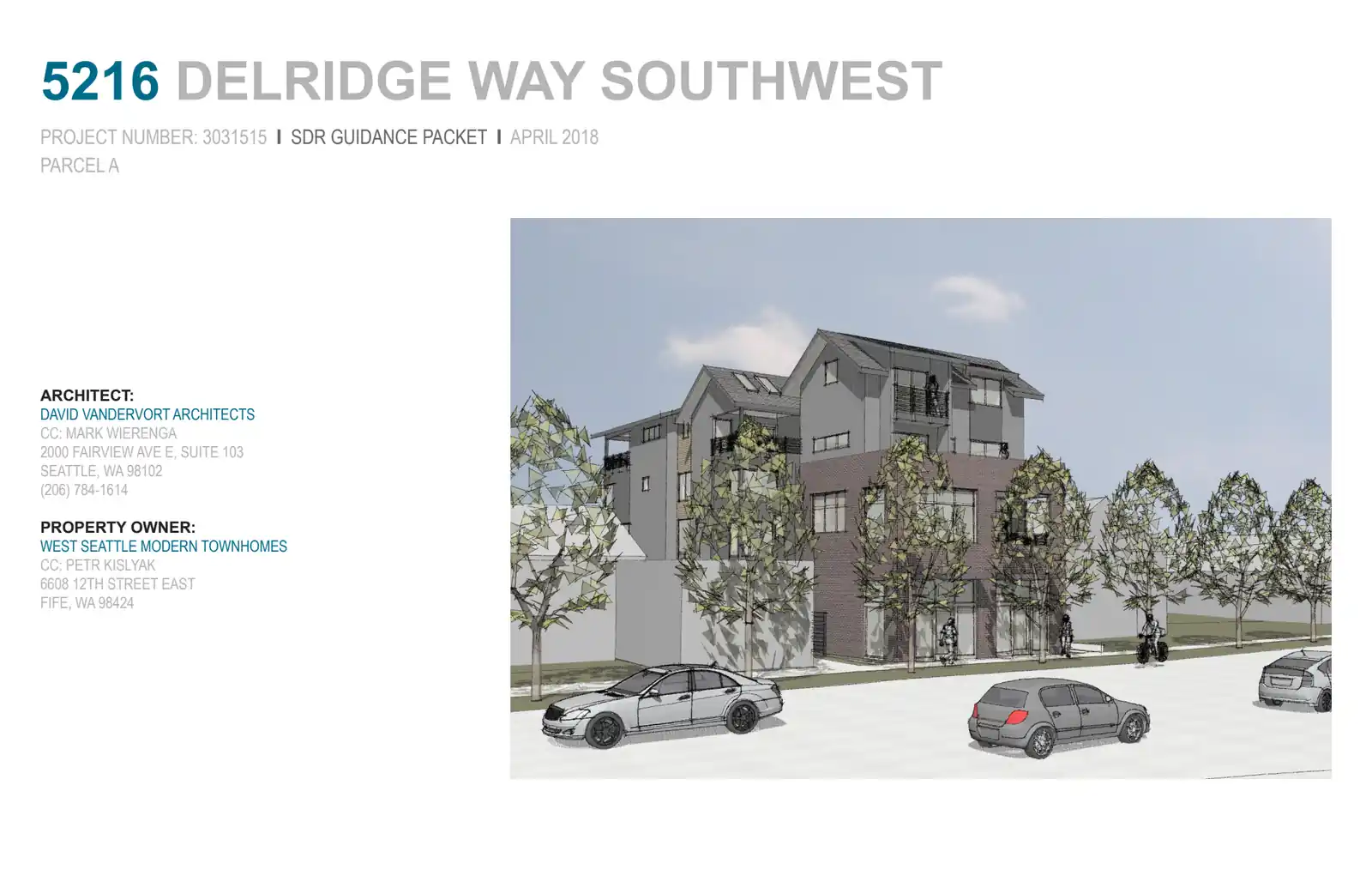 Design review proposal for 5216 Delridge Way SW