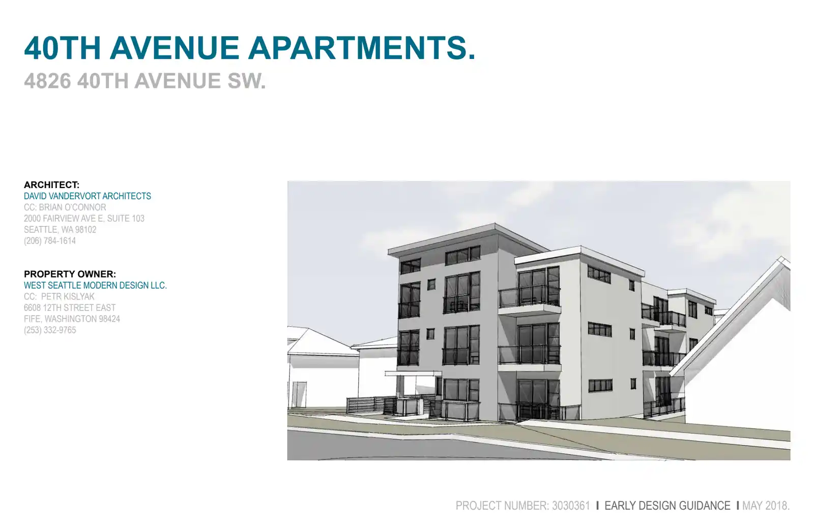 Design review proposal for 4826 40th Ave SW