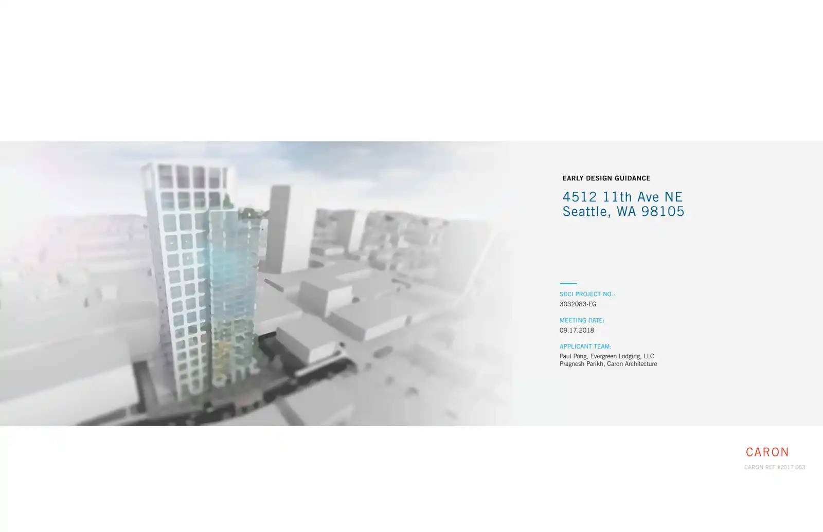 Design review proposal for 4512 11th Ave NE