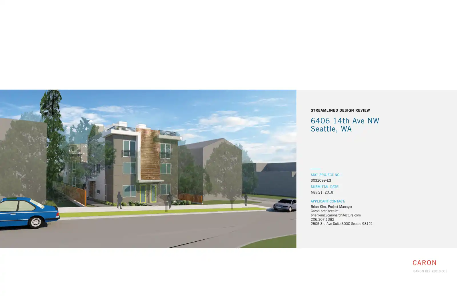 Design review proposal for 6406 14th Ave NW
