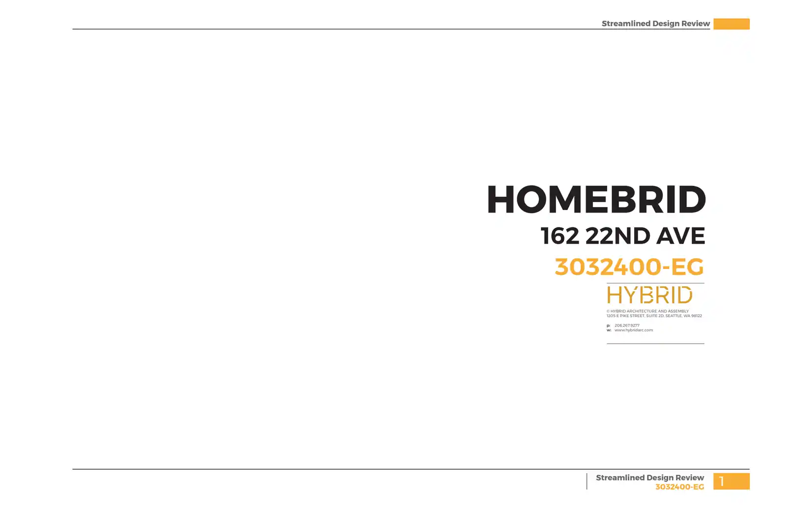 Design review proposal for 162 22nd Ave