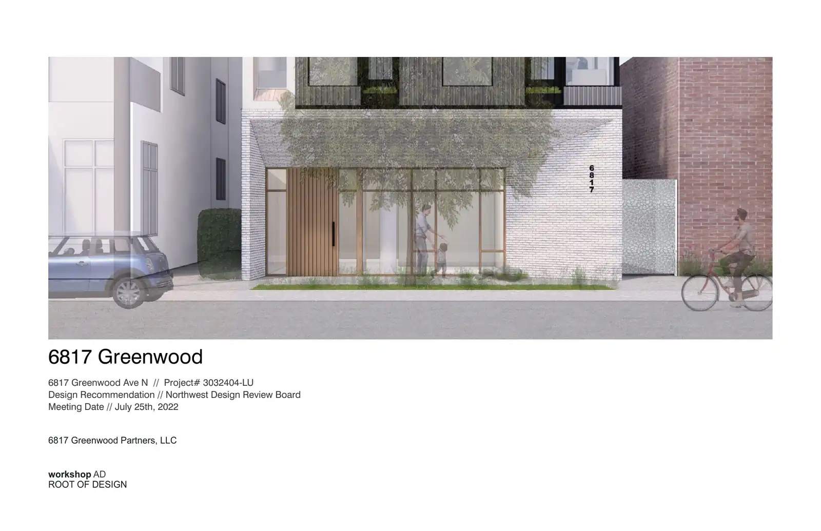 Design review proposal for 6817 Greenwood Ave N