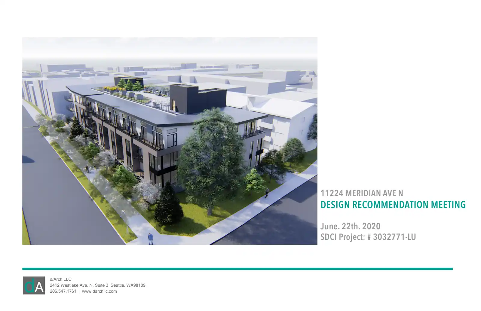 Design review proposal for 11224 Meridian Ave N