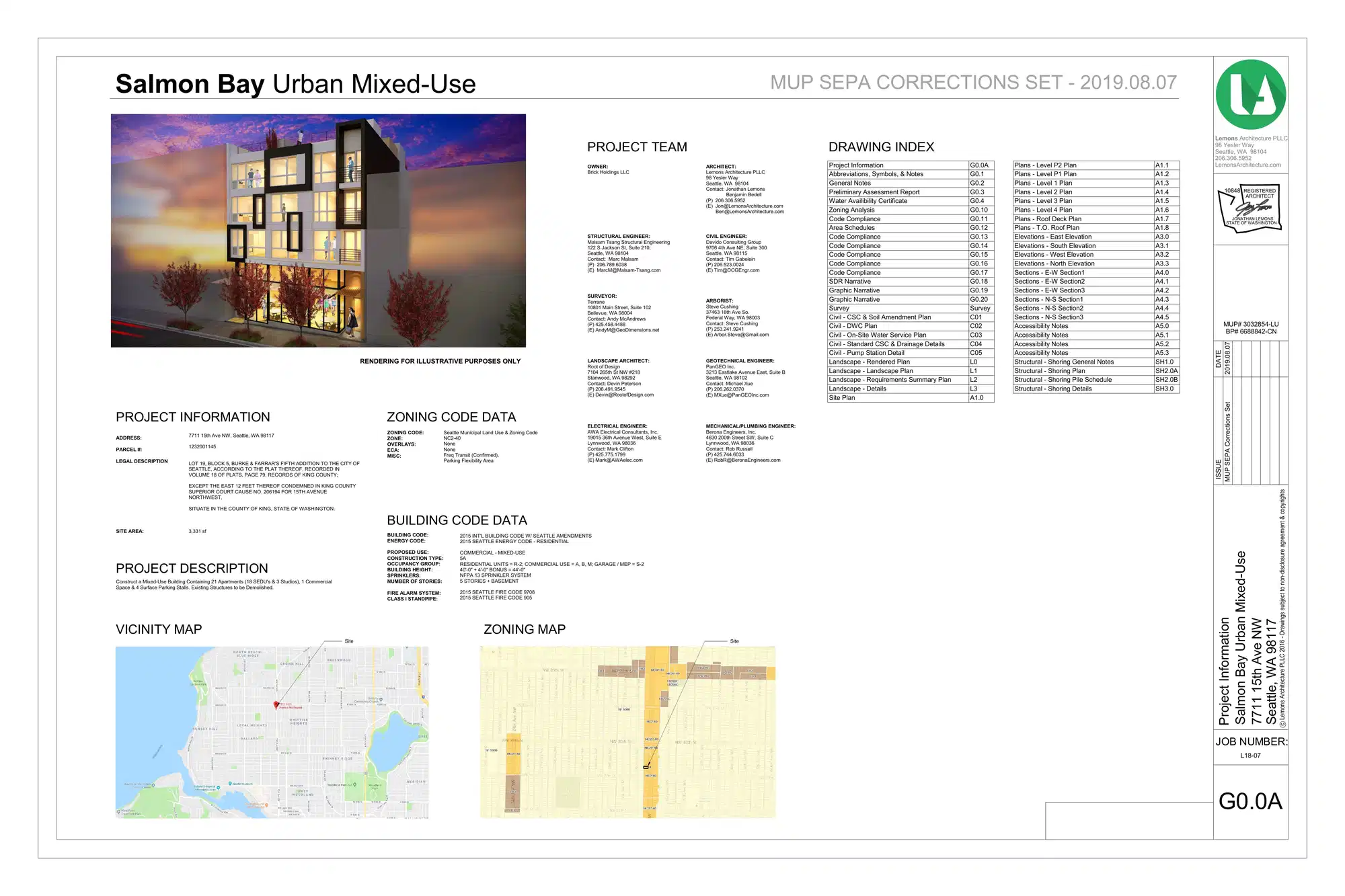 Design review proposal for 7711 15th Ave NW