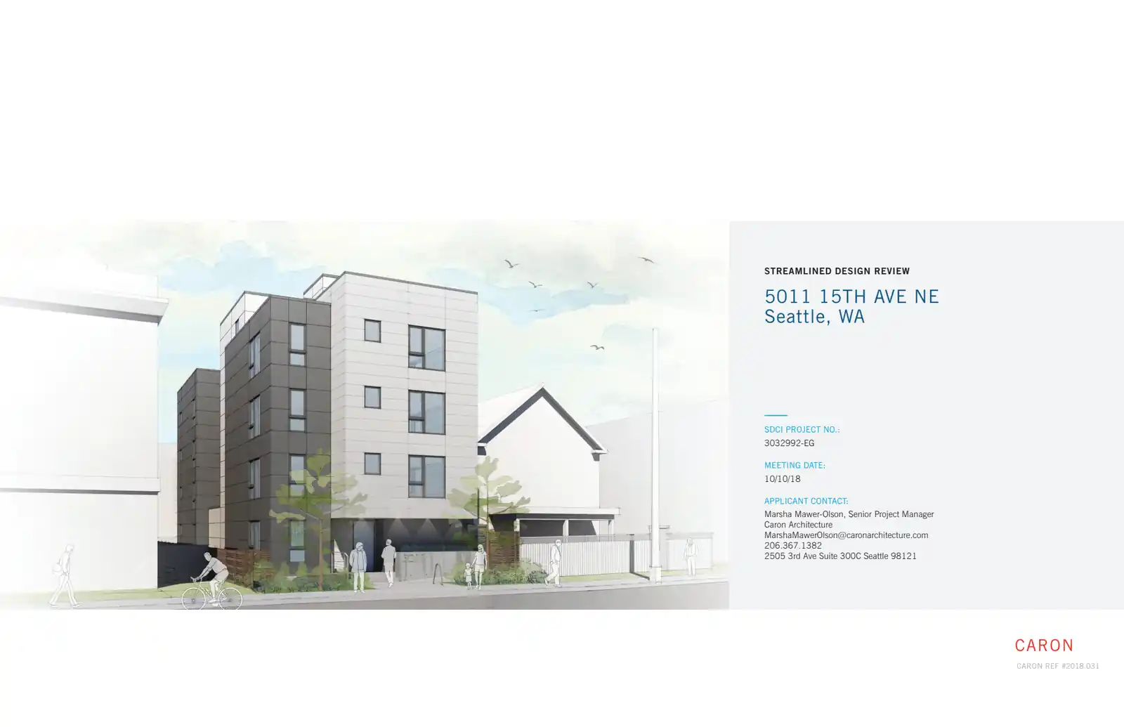 Design review proposal for 5011 15th Ave NE