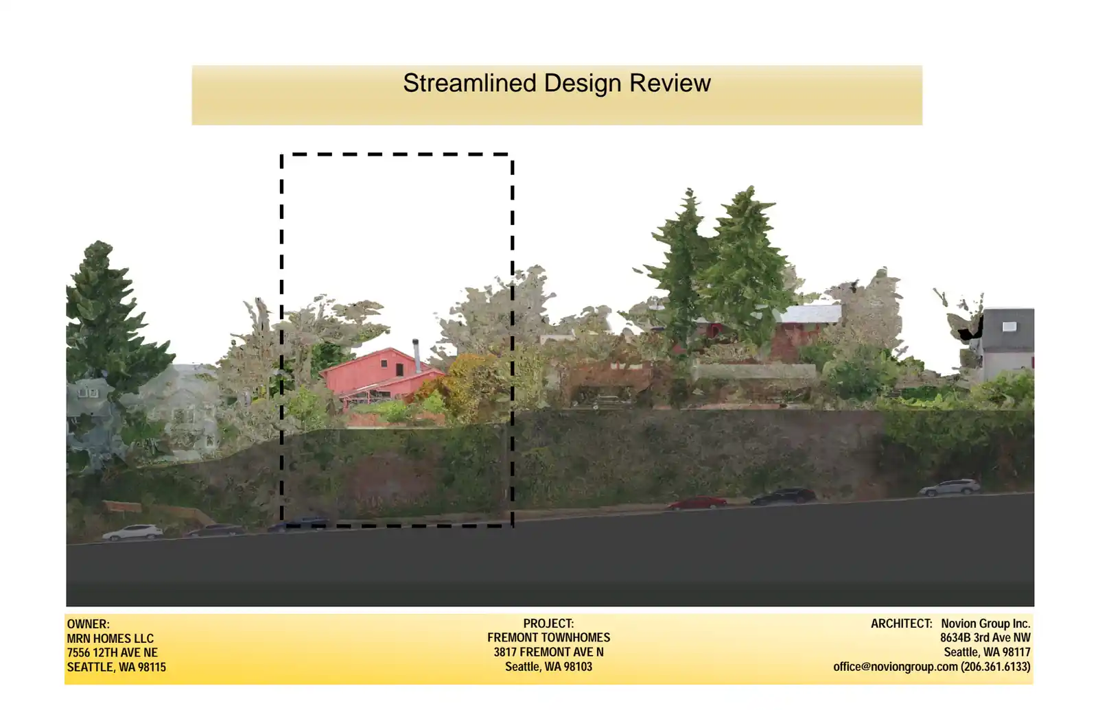 Design review proposal for 3817 Fremont Ave N