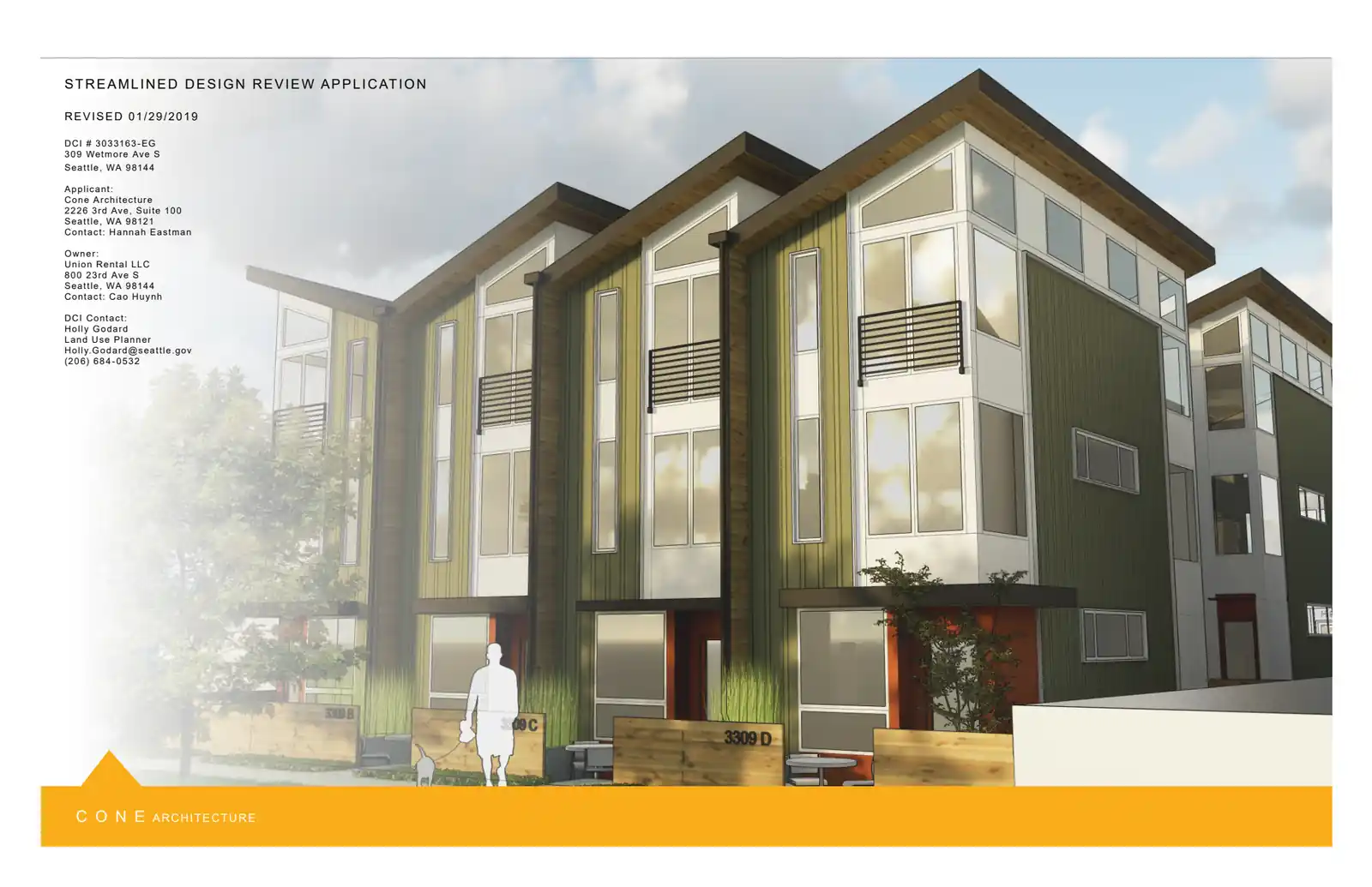 Design review proposal for 3309 Wetmore Ave S