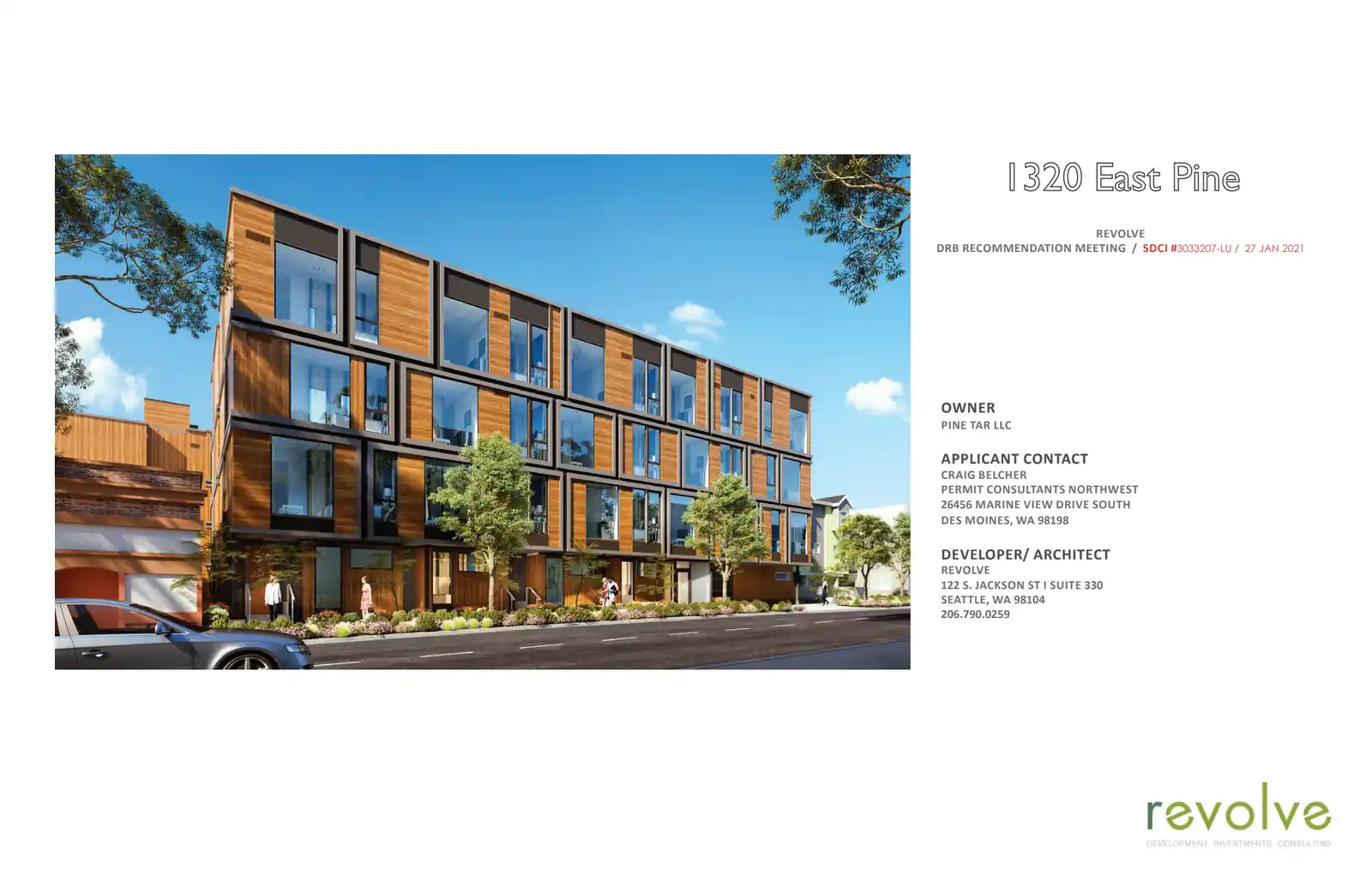 Design review proposal for 1320 E Pine St